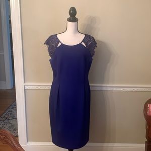 Absolutely Gorgeous Alex Evenings Blue Dress. Size 16